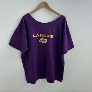 Los Angeles Lakers Destroyed Off the Shoulder Tee